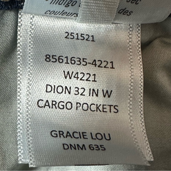 Paige Dion Cargo Trouser Flare Jeans. Sz: 28 - Picture 12 of 13